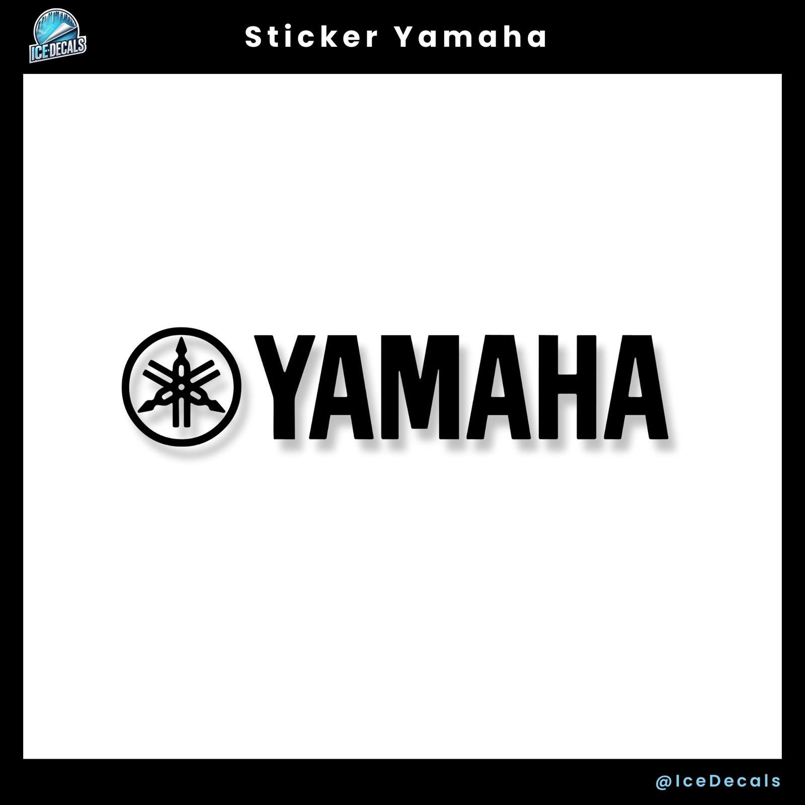 sticker logo yamaha – vinyle premium moto sticker logo yamaha – vinyle premium moto